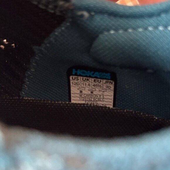 Hoka One‎ One Carbon x 3 Mens 12 D Shoes Running main image 12